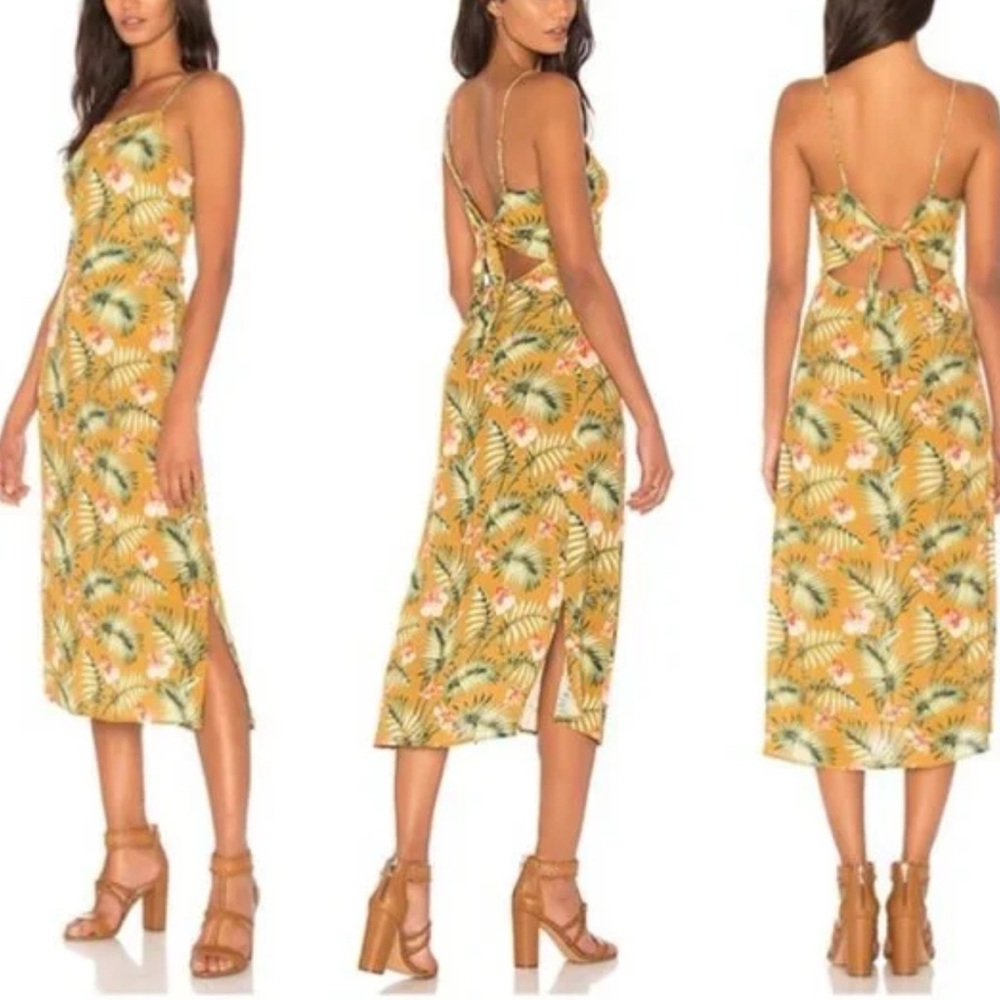 Sincerely Jules Tiki‎ Palm Midi Slip Dress